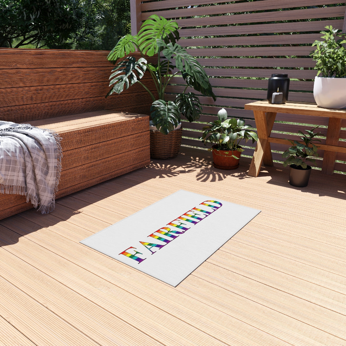 Fairfield Rainbow Outdoor Rug