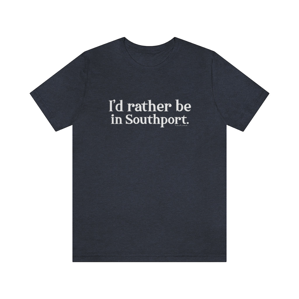 I’d rather be  in Southport.  Southport, Connecticut tee shirts, hoodies sweatshirts, mugs and other apparel, home gifts and souvenirs. Proceeds of this collections goes to help Finding Fairfield and Finding Connecticut’s brand. Free USA shipping 