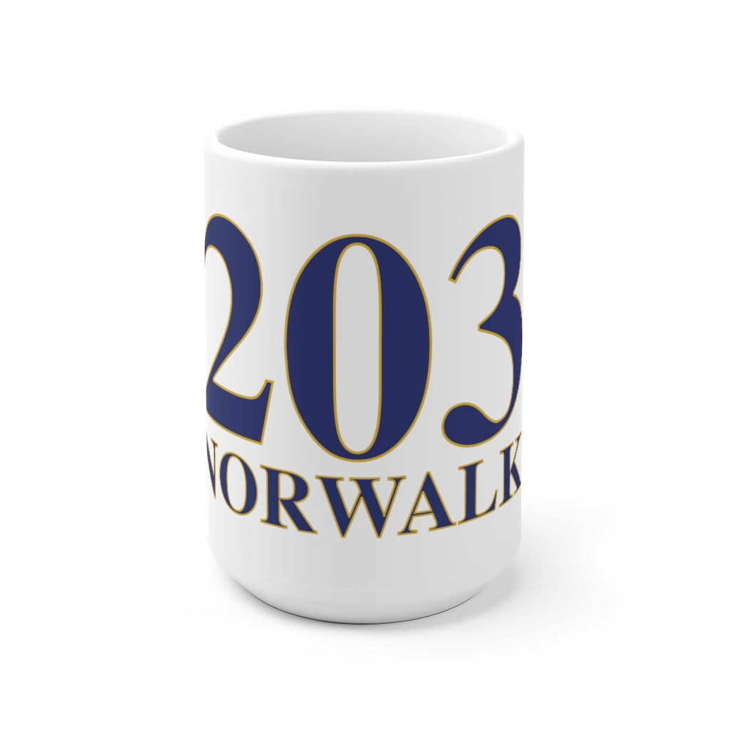 203 Norwalk White Ceramic Mug