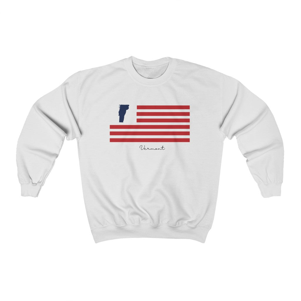 Vermont American Flag collection has tee shirts, mugs, reusable bags, and other apparel and gifts. All proceeds goes to help build the Finding New England brand and get our website up and going. Free shipping on all products. 