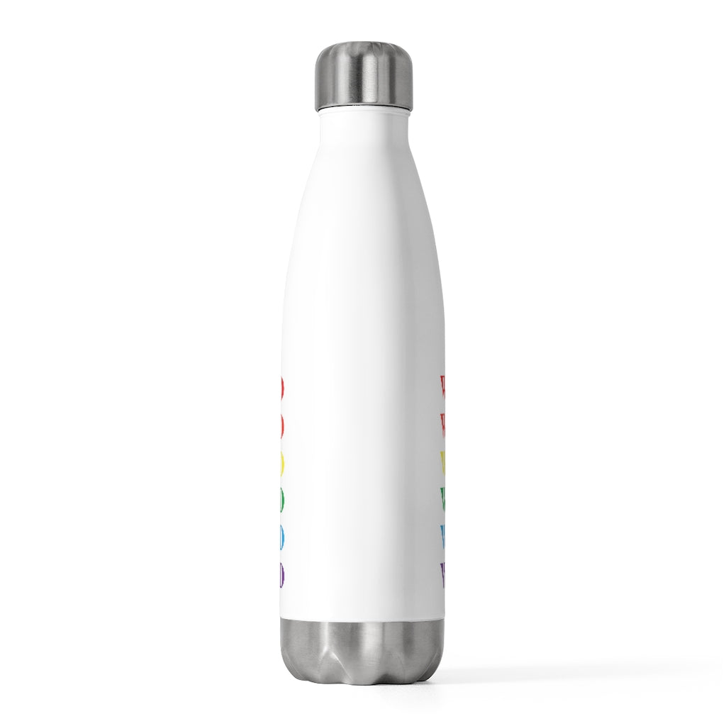 West Hartford Pride insulated bottle.  West Hartford Connecticut tee shirts, hoodies sweatshirts, mugs, other apparel, home gifts, and souvenirs.  10% of the Proceeds of this collection will be donated to a Connecticut LGBTQ organization. Free USA shipping. 