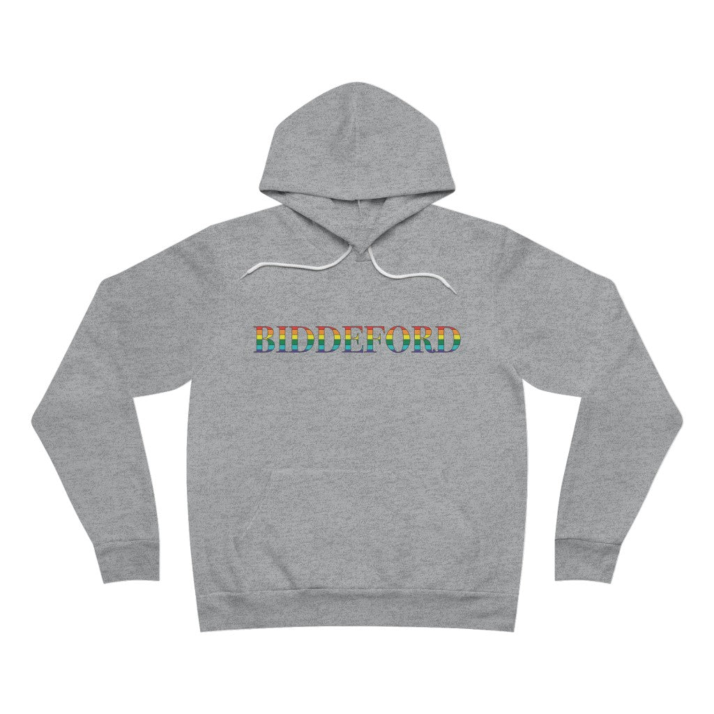 Biddeford Rainbow Unisex Sponge Fleece Pullover Hoodie