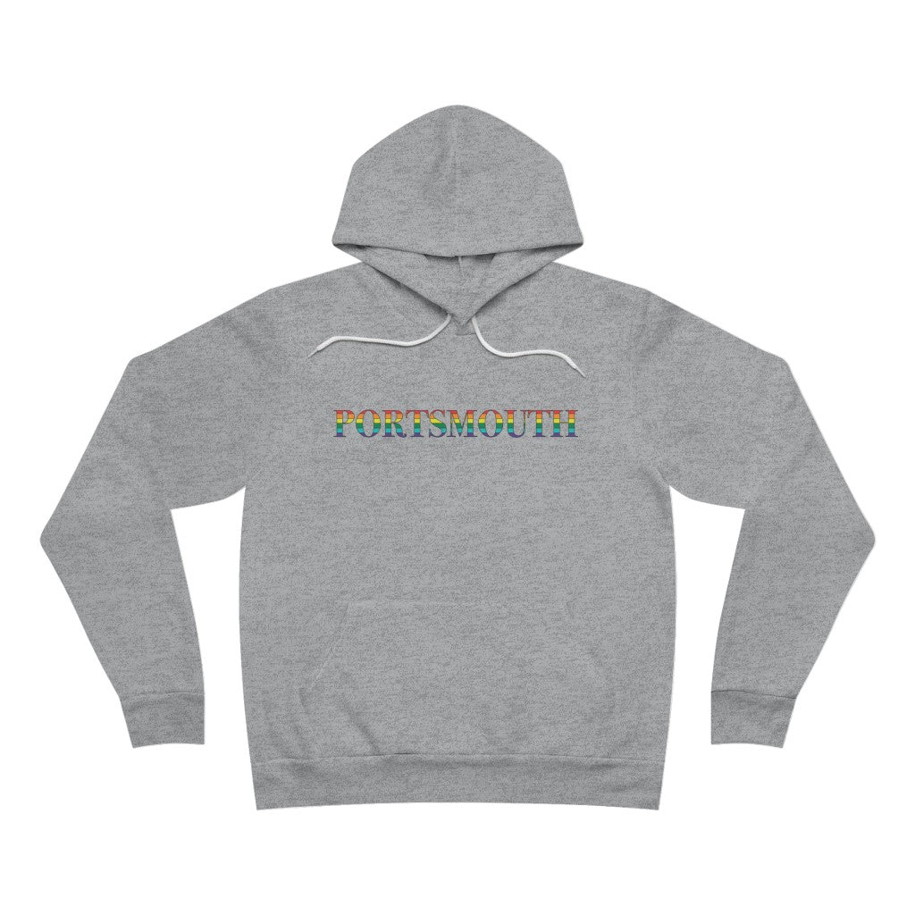 Portsmouth Rainbow Unisex Sponge Fleece Pullover Hoodie