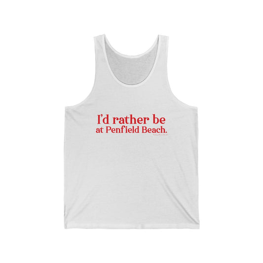 I'd rather be at penfield beach tank top shirt