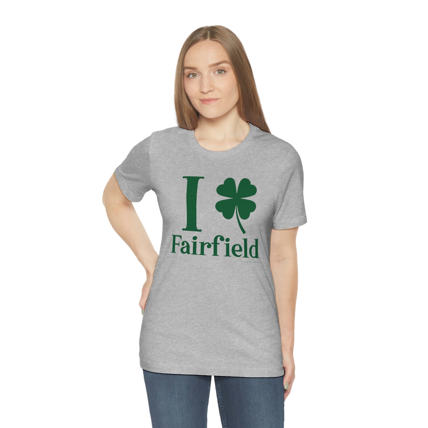 I Clover Fairfield (Green) Unisex Jersey Short Sleeve Tee