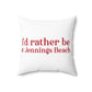 jennings beach fairfield ct / connecticut pillow and home decor 