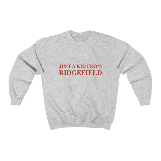 Just a kid from Ridgefield. Ridgefield, Connecticut tee shirts, hoodies sweatshirts, mugs and other apparel, home gifts and souvenirs. Proceeds of this collections goes to help Finding Ridgefield and Finding Connecticut’s brand. Free USA shipping