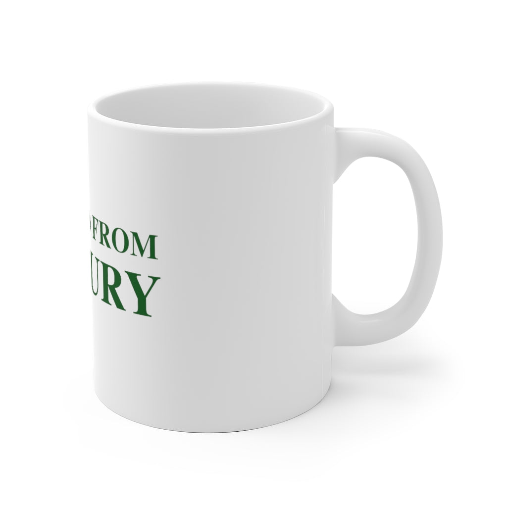 Just a kid from Danbury White Ceramic Mug