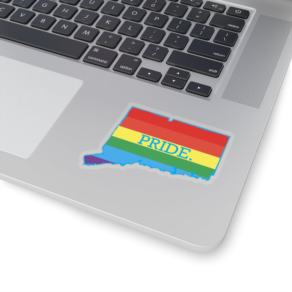 Pride in Connecticut Kiss-Cut Stickers