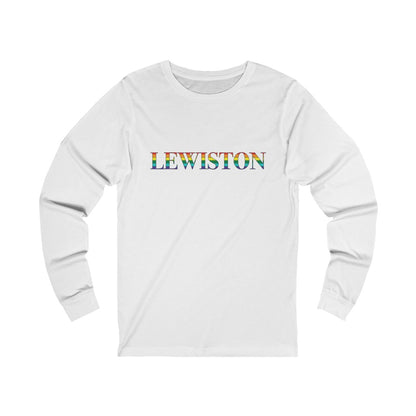 Lewiston Rainbow Unisex Jersey Long Sleeve Tee