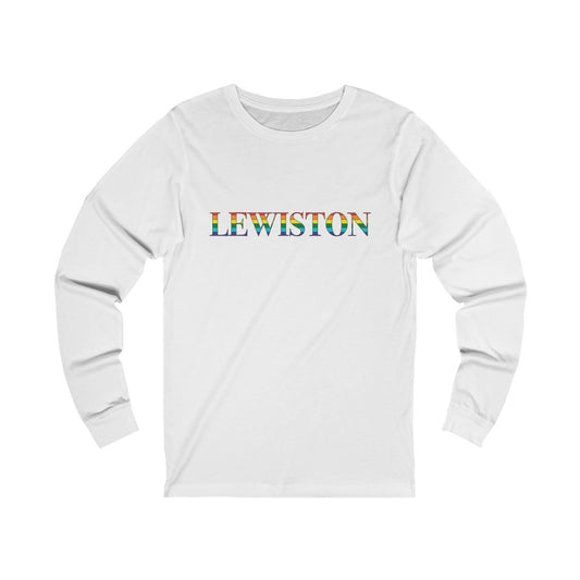 Lewiston Rainbow Unisex Jersey Long Sleeve Tee