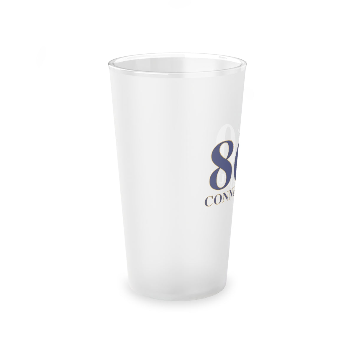 860 Connecticut Frosted Pint Glass, 16oz