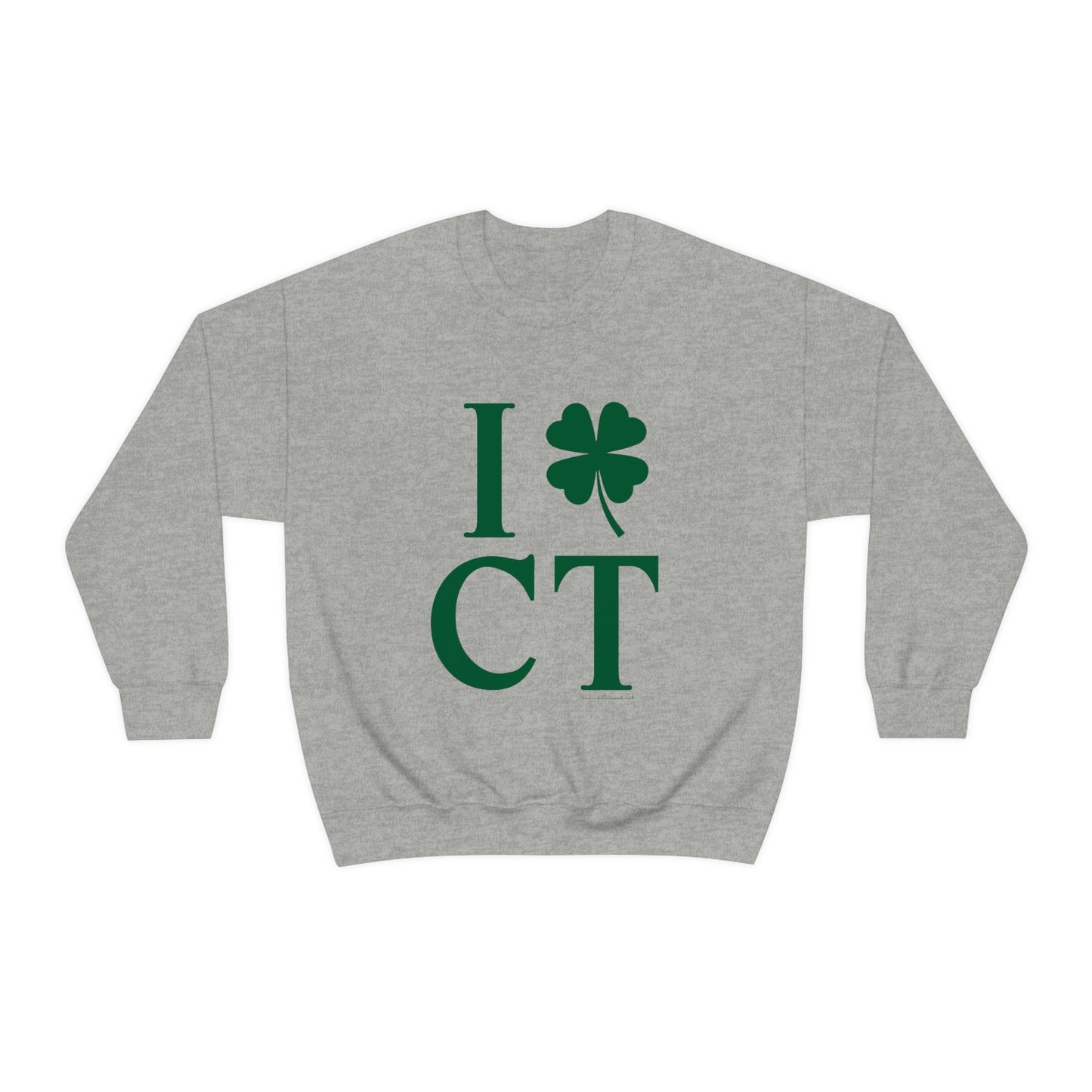 I Clover CT (Green) Unisex Heavy Blend™ Crewneck Sweatshirt