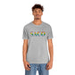 Saco Rainbow Unisex Jersey Short Sleeve Tee