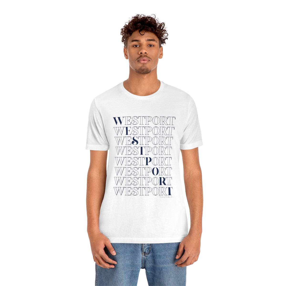 Westport on Repeat Unisex Jersey Short Sleeve Tee