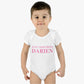 Just a kid from Darien Infant Baby Rib Bodysuit