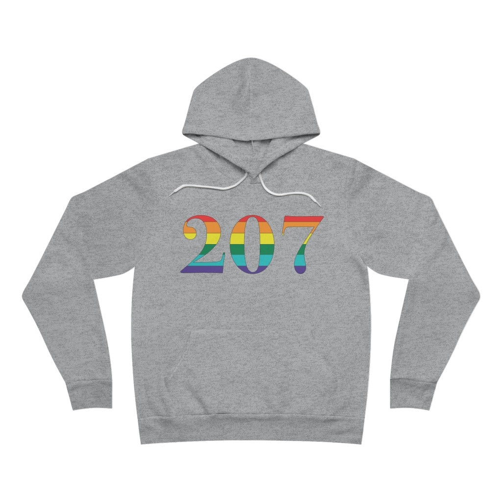 207 Rainbow Unisex Sponge Fleece Pullover Hoodie