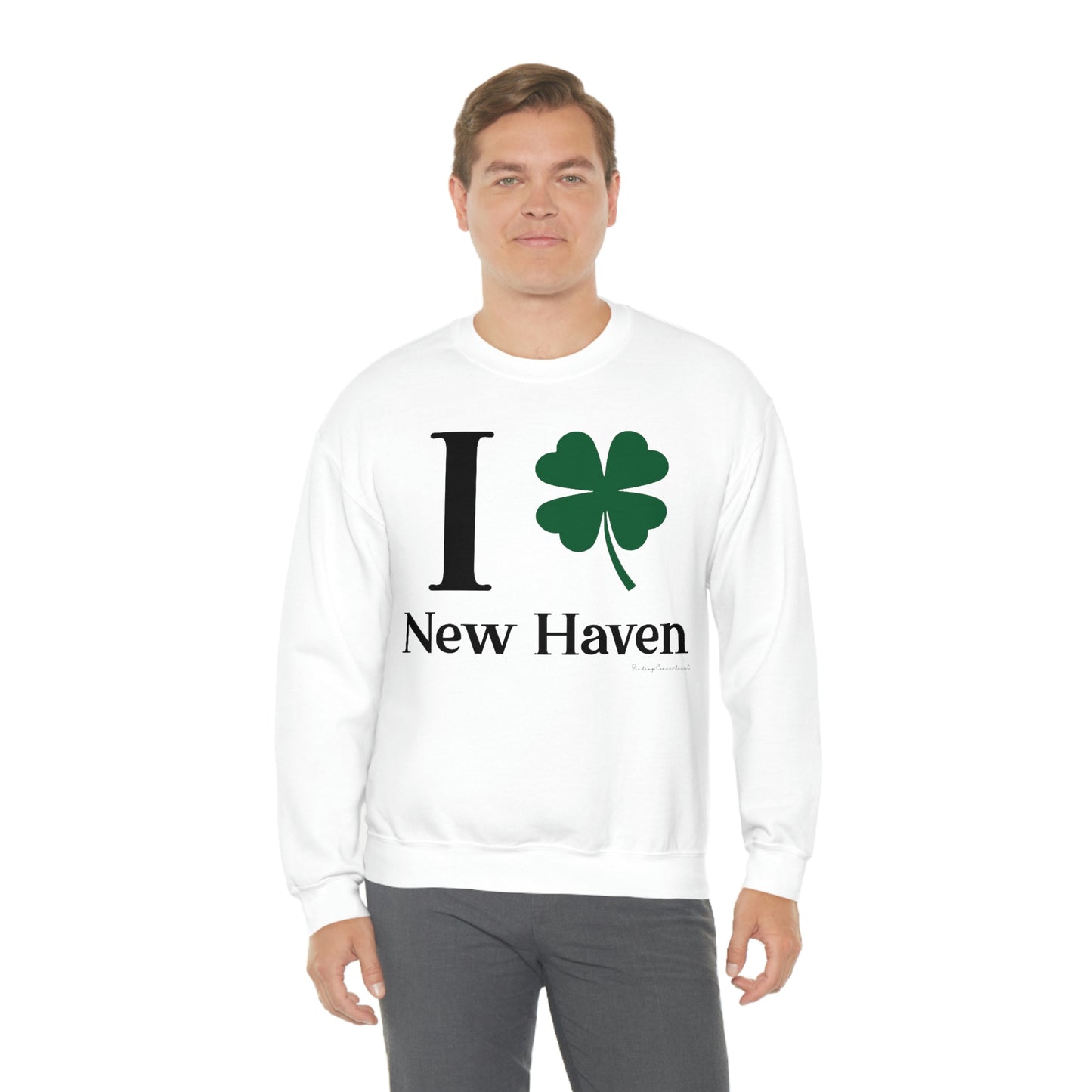 I Clover New Haven Unisex Heavy Blend™ Crewneck Sweatshirt