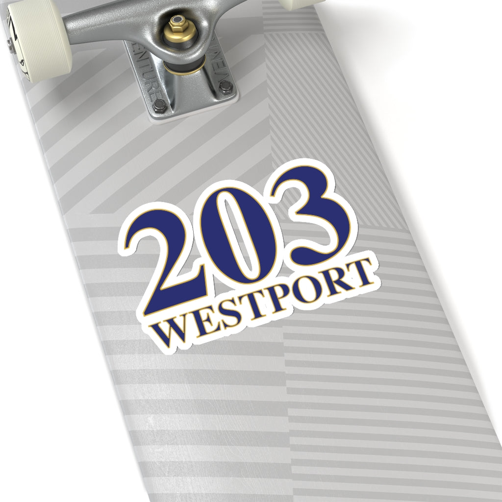 The 203 Westport Collection. Show off Westport and Connecticut at the same time. Colors were inspired by the Connecticut state flag. 