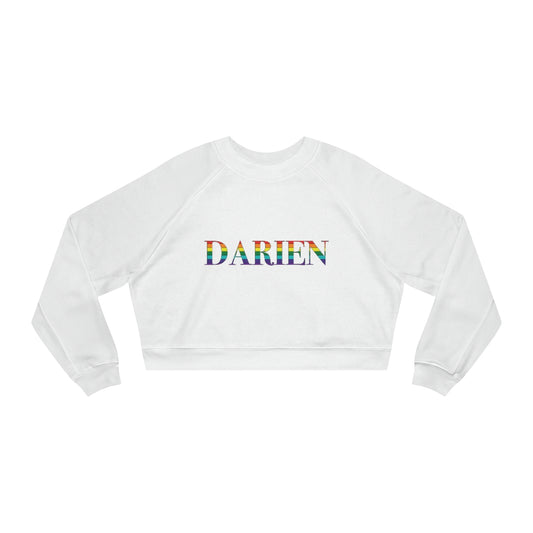 Darien rainbow pride womens sweatshirt 