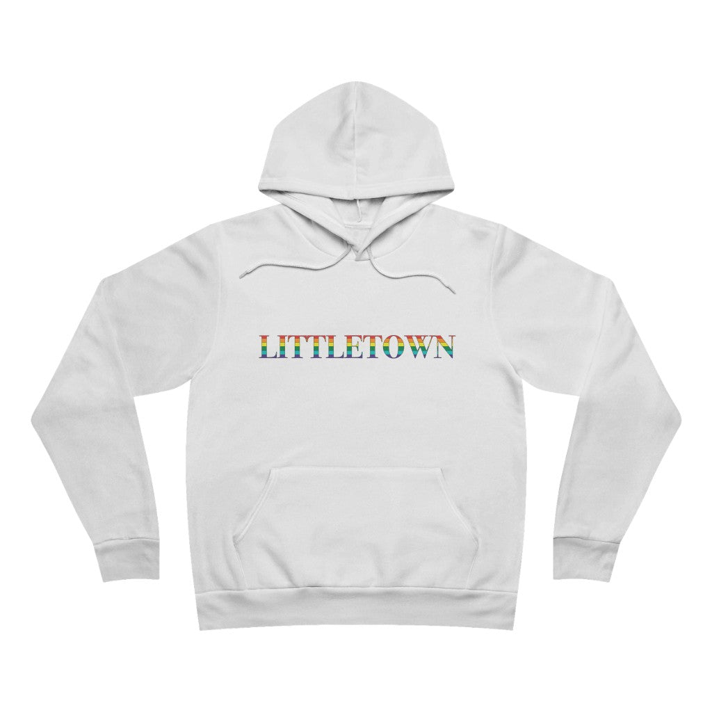 Littletown Rainbow Unisex Sponge Fleece Pullover Hoodie