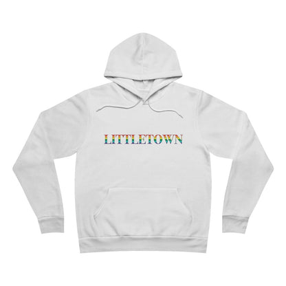 Littletown Rainbow Unisex Sponge Fleece Pullover Hoodie