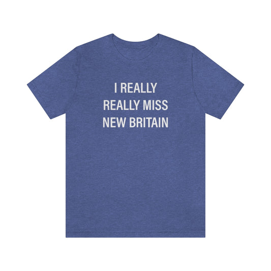 I Really Really Miss New Britain Unisex Jersey Short Sleeve Tee