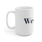 #thewestportlife Ceramic Mug 15oz.  Do you live the #thewestportlife? Living the #thewestportlife is a lifestyle and proudly show it off the world that your beach of choice is Compo Beach and you support the local lifestyle.  Free USA shipping on all products.  Proceeds of this collection goes to help grow Finding Westport and Finding Connecticut’s brand.