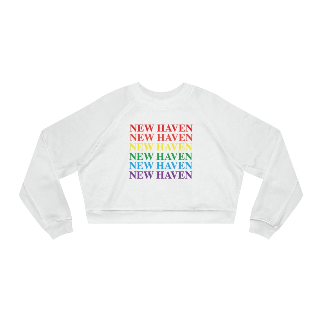 New Haven Pride Women's Cropped Fleece Pullover