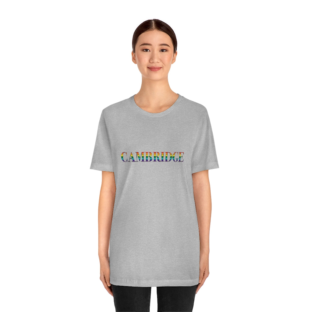 Cambridge Rainbow Unisex Jersey Short Sleeve Tee