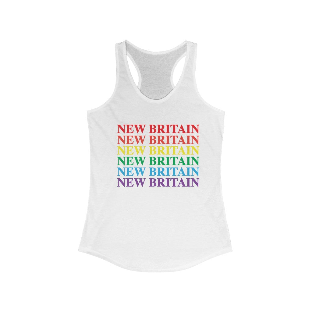 New Britain Pride Women's Ideal Racerback Tank