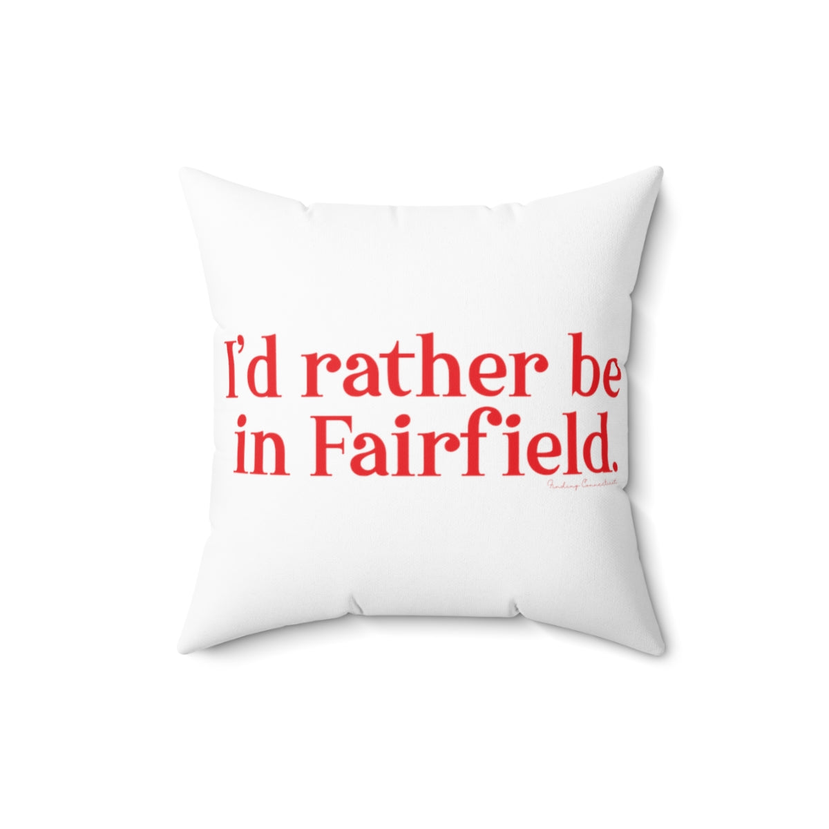 fairfield ct / connecticut pillow and home decor