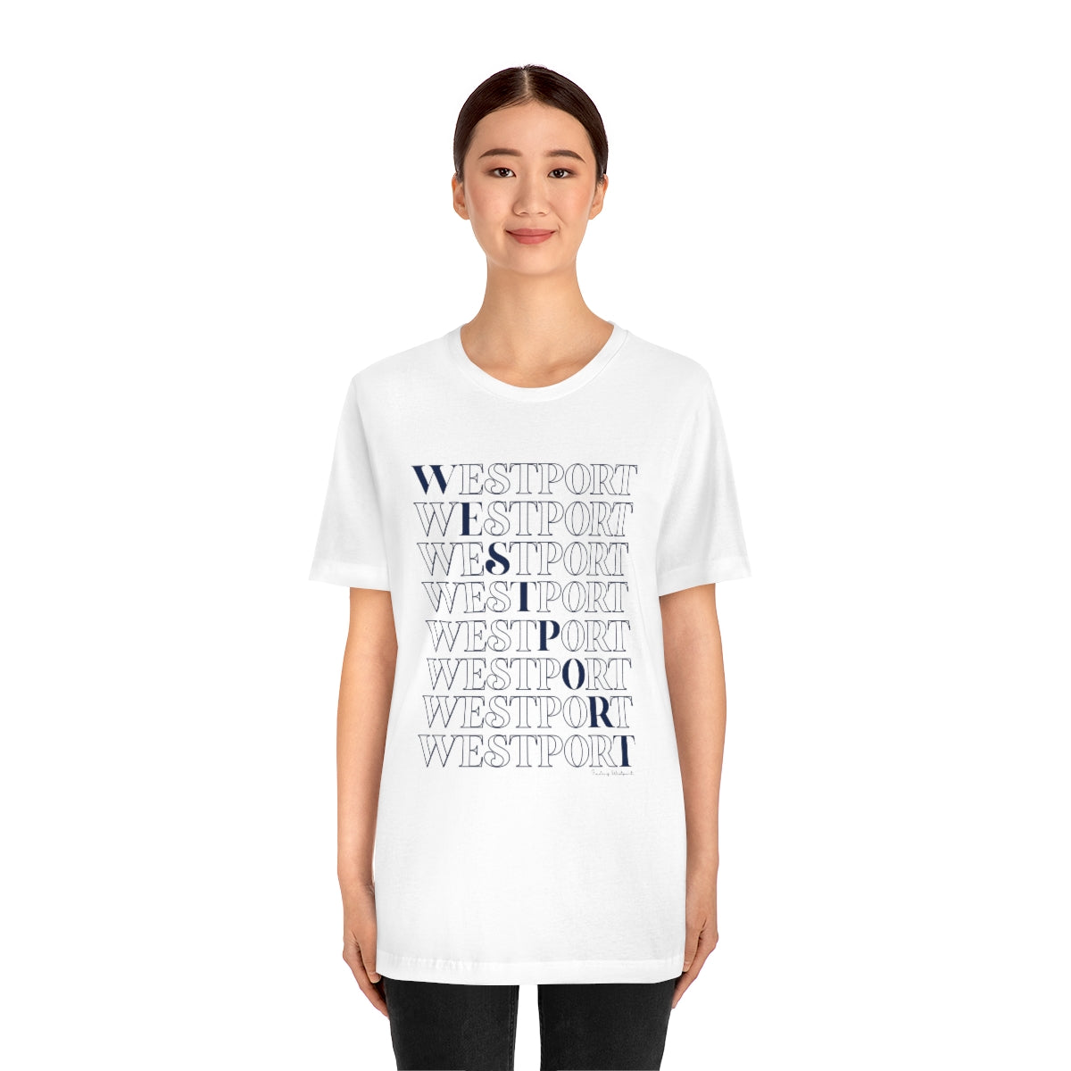 westport on repeat unisex tee shirt