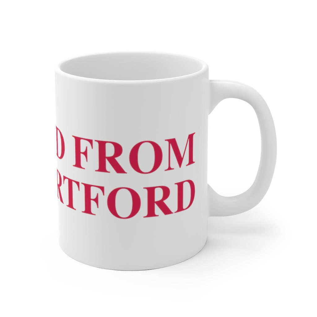 Just a kid from West Hartford White Ceramic Mug