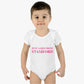 Just a kid from Stamford Infant Baby Rib Bodysuit