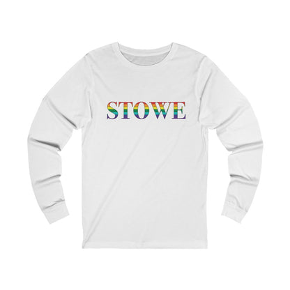 Stowe Rainbow Unisex Jersey Long Sleeve Tee