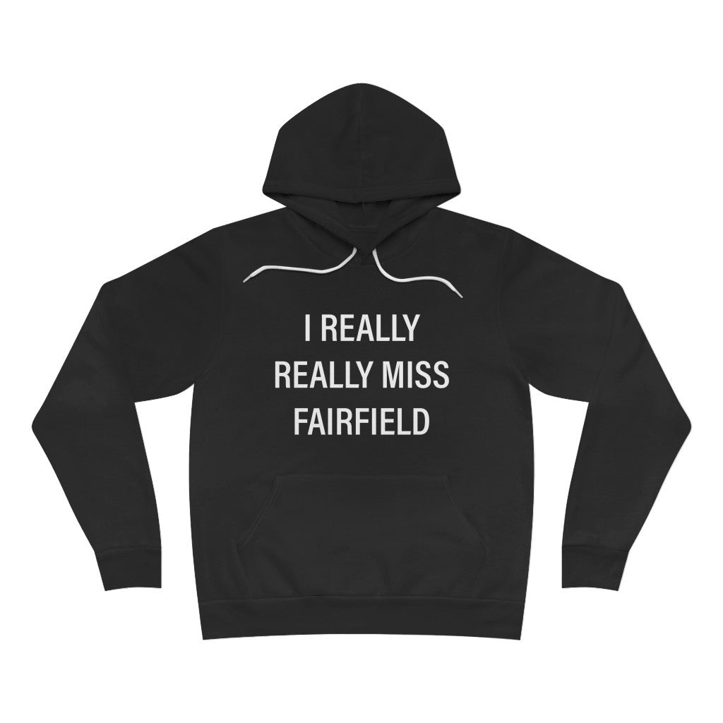 i really really miss fairfield ct hooded sweatshirt, hoodie