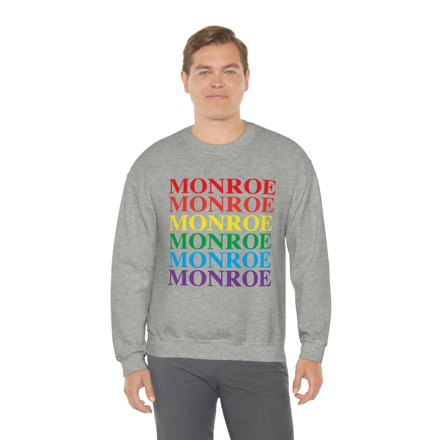 Monroe Pride Unisex Heavy Blend™ Crewneck Sweatshirt