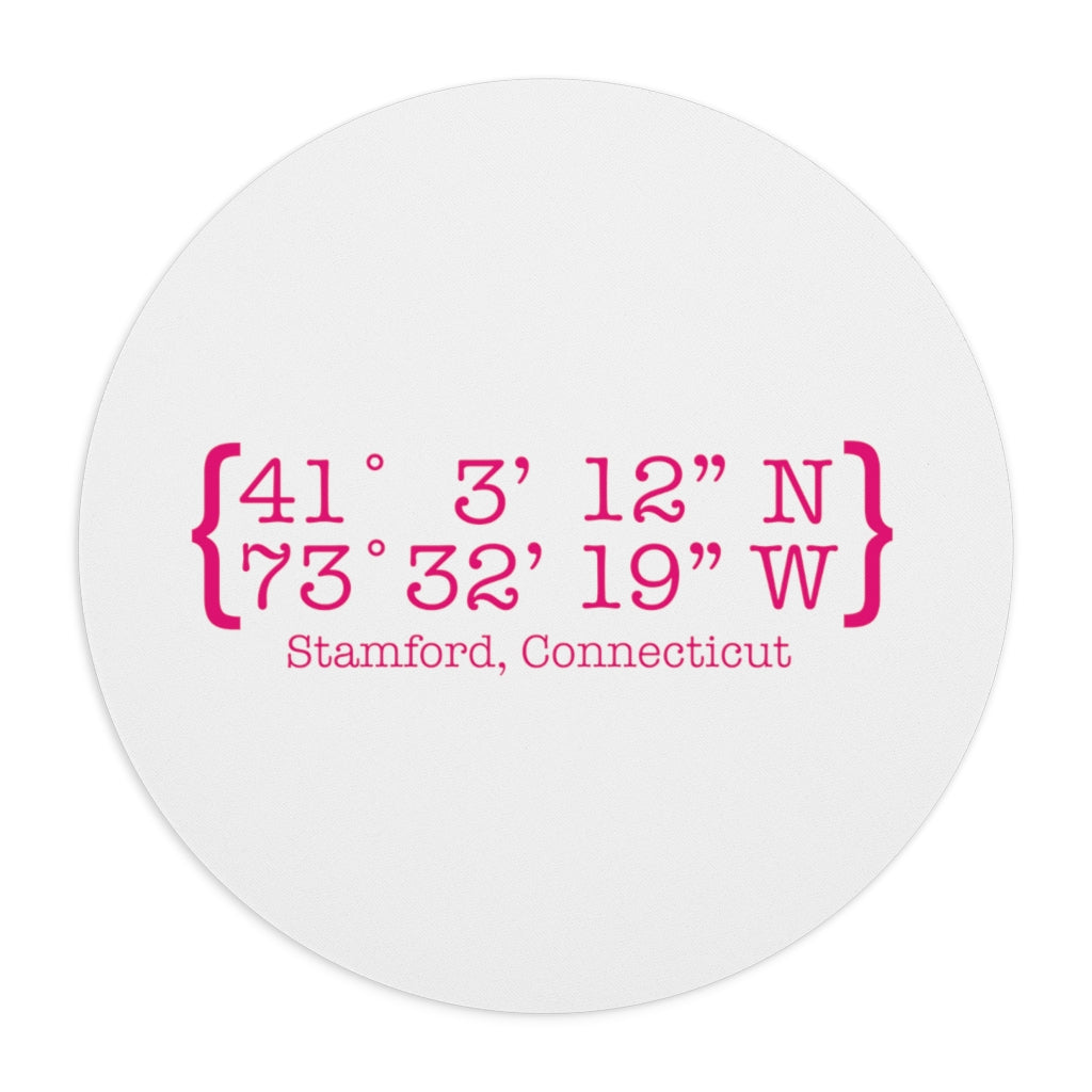 Stamford Coordinates Mousepad