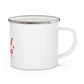Leaf Peepin' Maine  Enamel Camping Mug