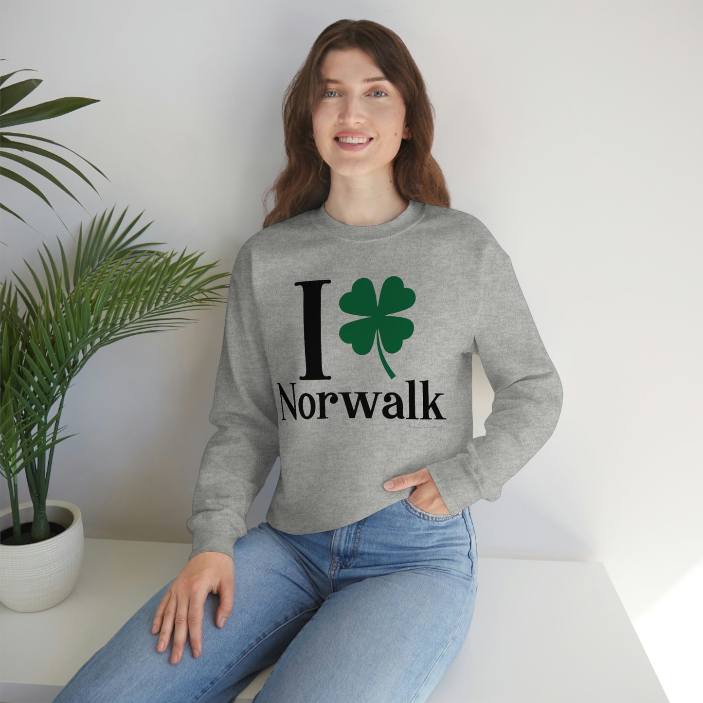 I Clover Norwalk Unisex Heavy Blend™ Crewneck Sweatshirt