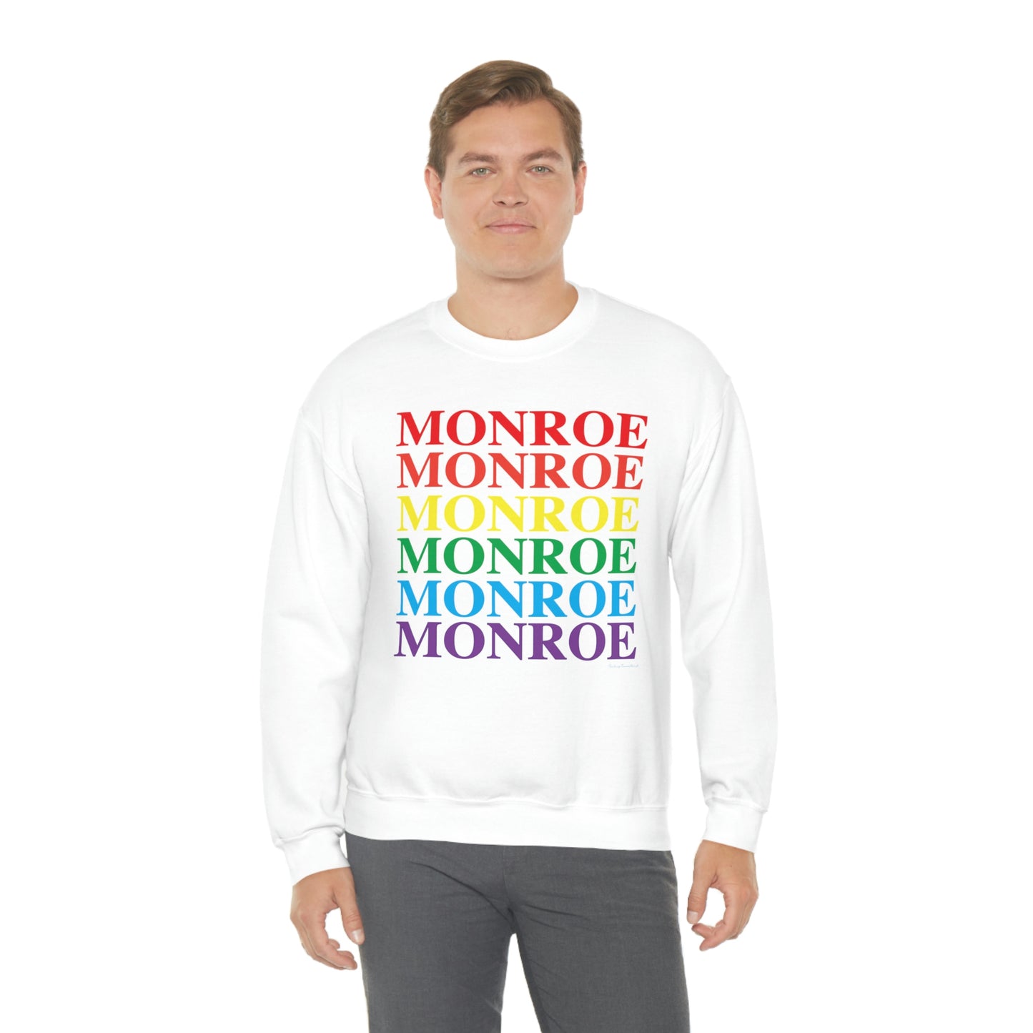 Monroe Pride Unisex Heavy Blend™ Crewneck Sweatshirt