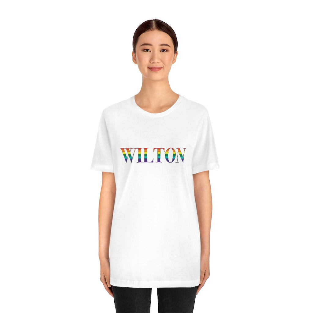 Do you have Wilton Pride? Wilton, Connecticut apparel and gifts including mugs including LGBTQ inspired tote bags. 10% of pride sales will be donated to a Connecticut LGBTQ organization. Free USA shipping. 