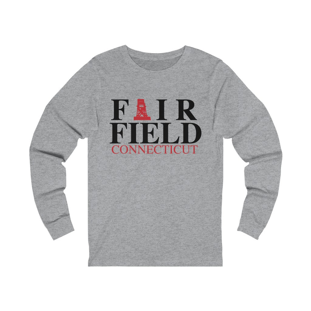 fairfield ct / connecticut long sleeve tee shirt 