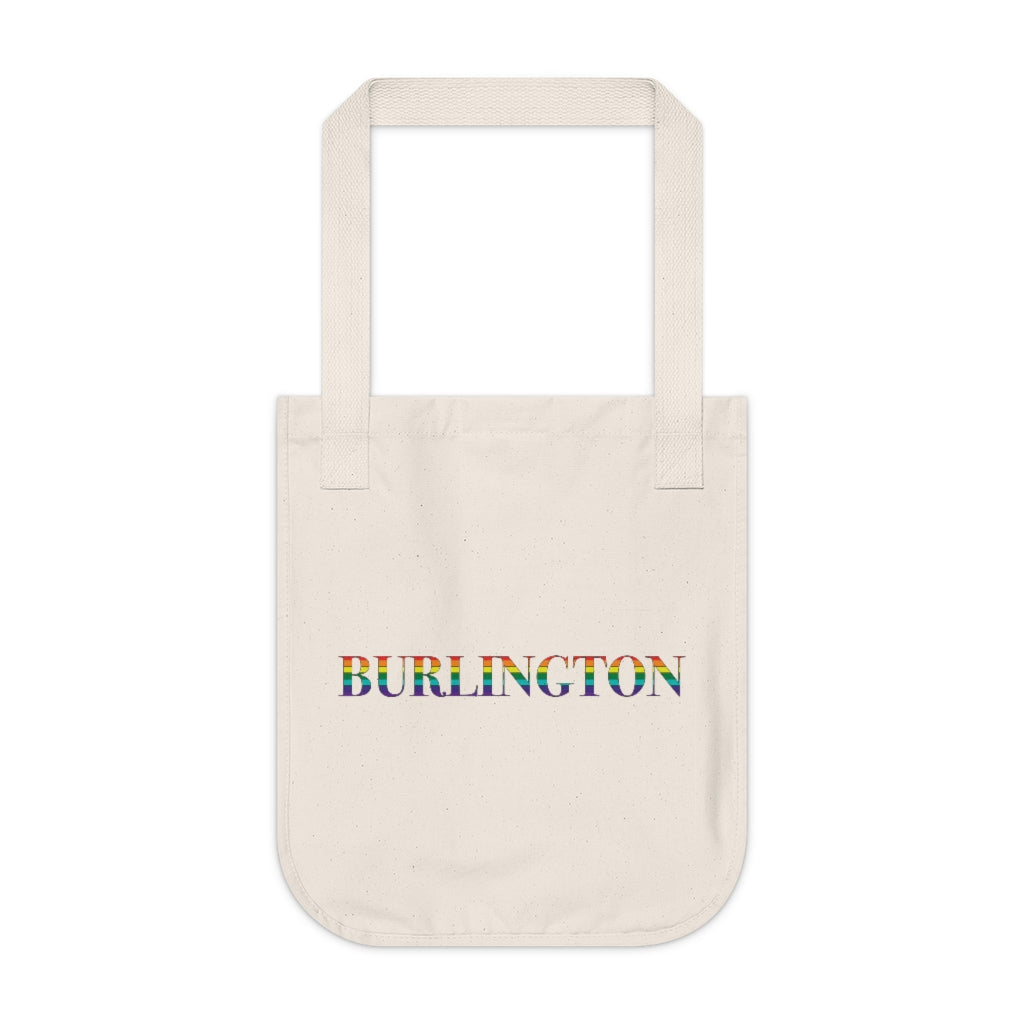 Burlington Rainbow Organic Canvas Tote Bag