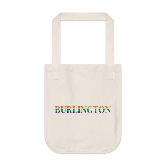 Burlington Rainbow Organic Canvas Tote Bag