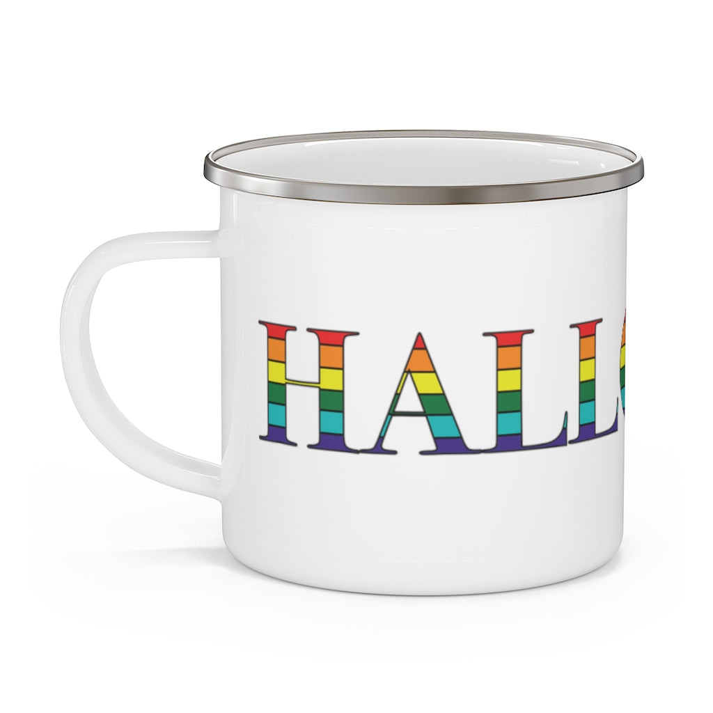 Hallowell Rainbow Enamel Camping Mug