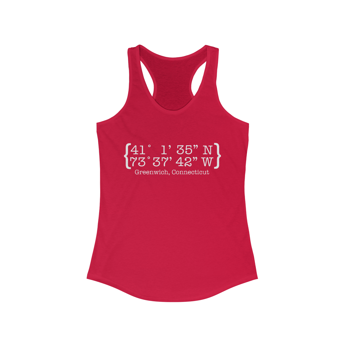 greenwich ct / connecticut women's tank top shirt 