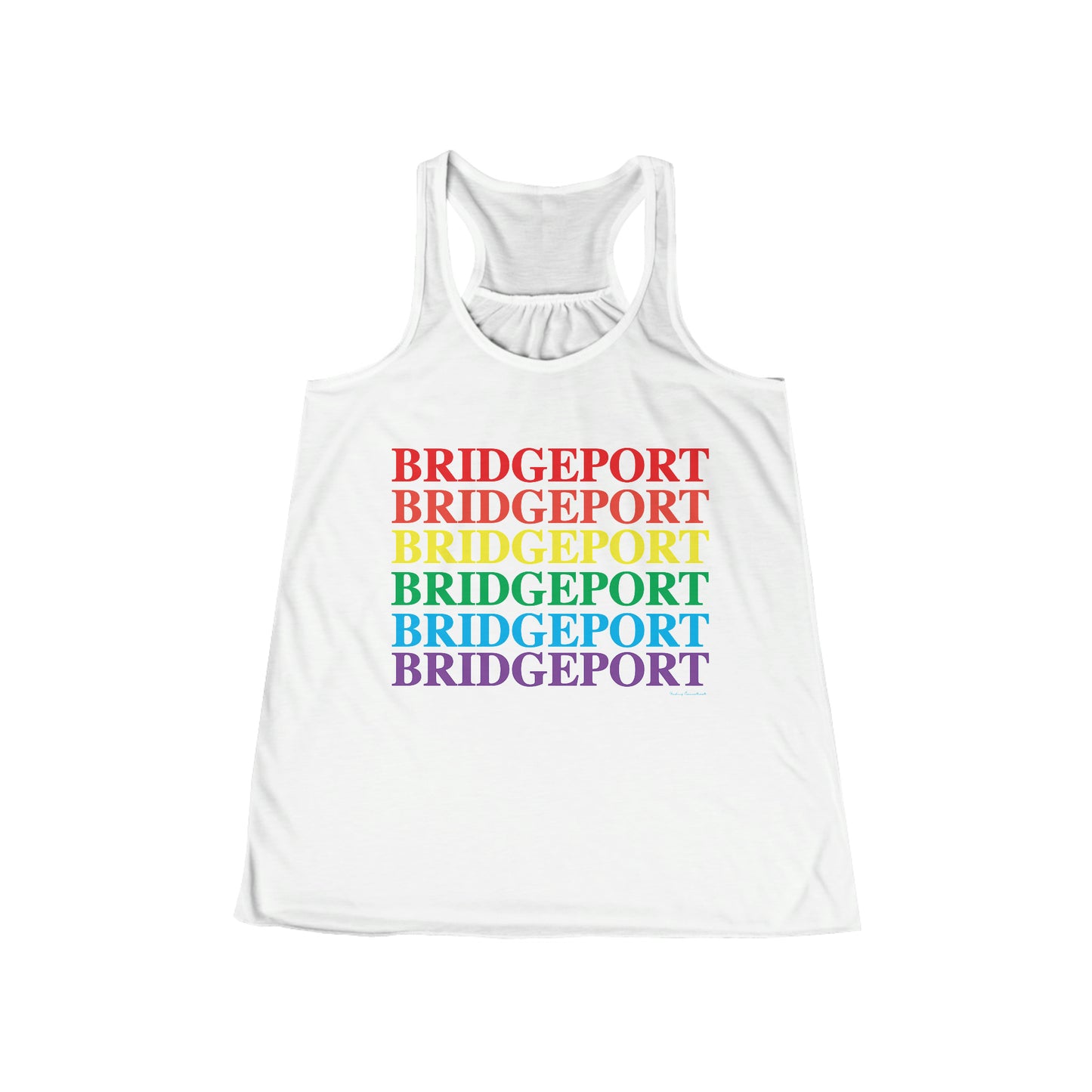 Bridgeport pride womens tank top shirt bridgeport ct