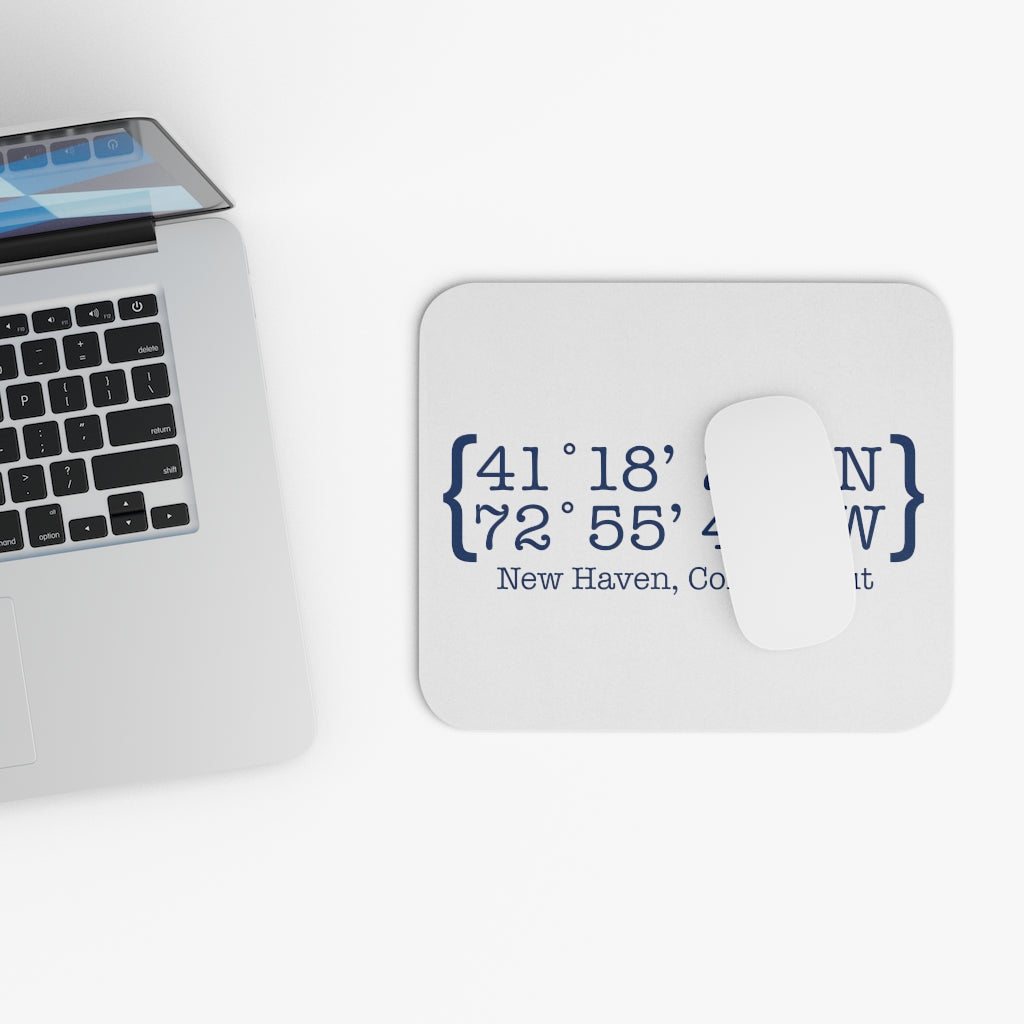 New Haven Coordinates Mouse Pad